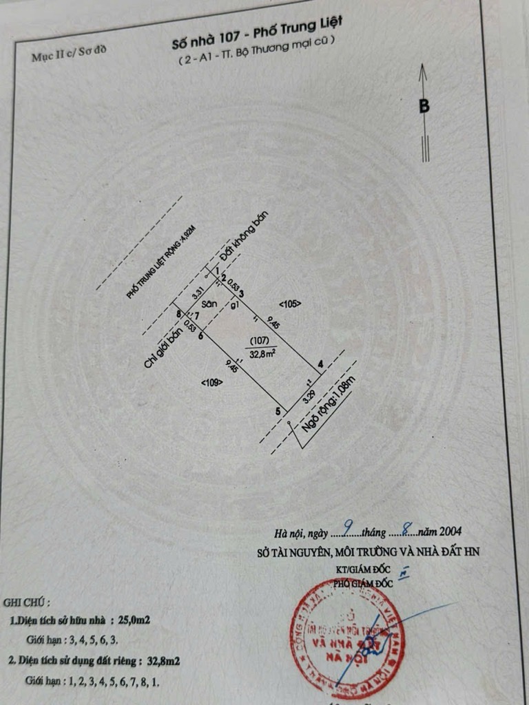 Bán nhà Trung Liệt - diện tích 32.8m2 4 tầng - Ô tô qua nhà - giá 18,9 tỷ