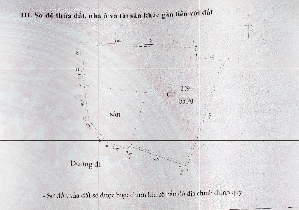 Bán nhà Ngõ Văn Chương - diện tích 55.7m2 3 tầng - Nhà lô góc, 2 mặt ngõ - giá 13,5 tỷ
