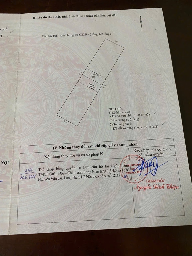 Bán nhà Mai Động - diện tích 60m2 2 tầng - Tập thể tầng 1 đẹp ở ngay - giá 4,1 tỷ