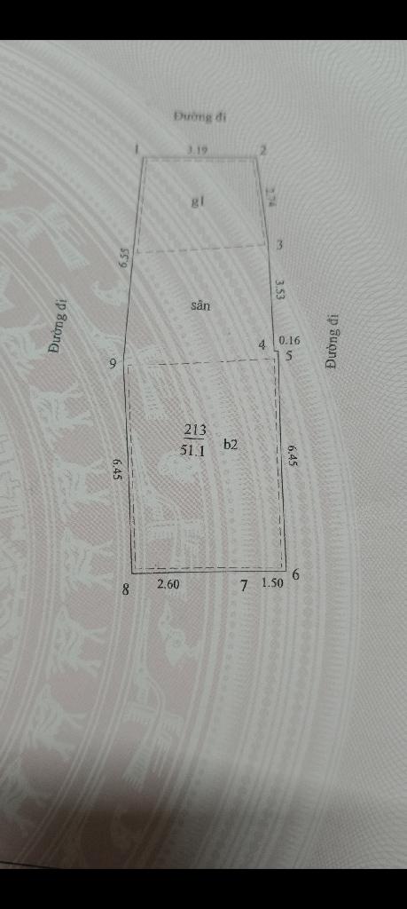 Bán nhà Ngõ limh quang - diện tích 51.1m2 3 tầng - Đất vàng mặt ngõ thông - giá 12,3 tỷ