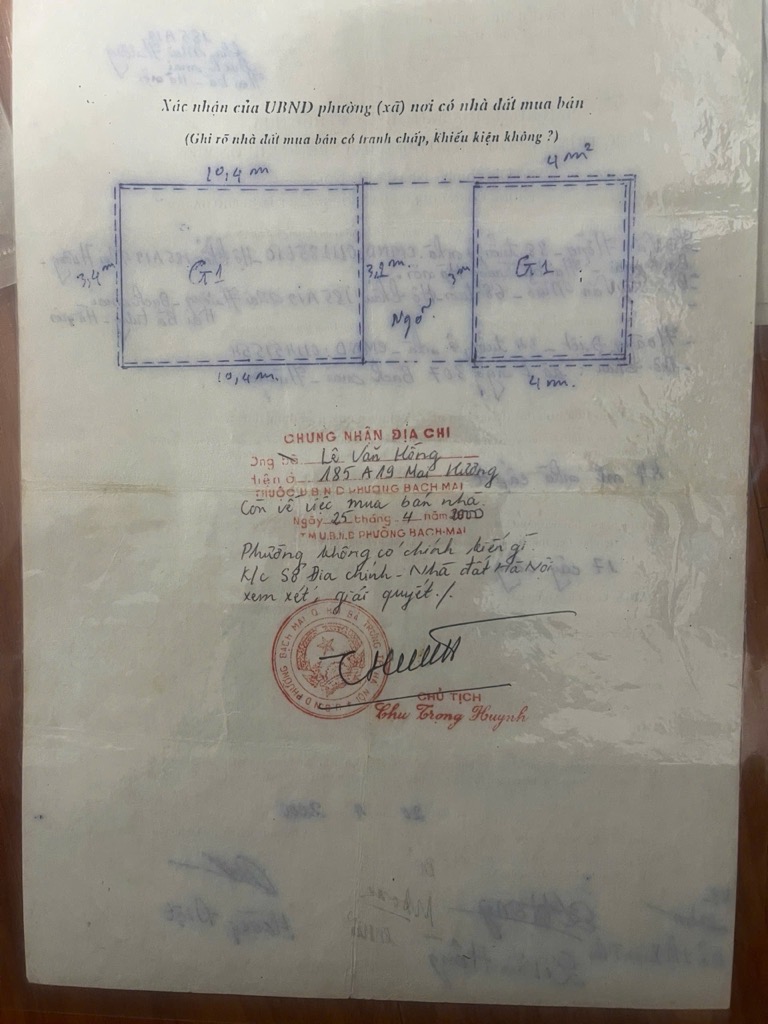 Bán nhà Bùi Ngọc Dương - diện tích 36m2 5 tầng - Ngõ to rộng, thoáng trước sau - giá 7,3 tỷ