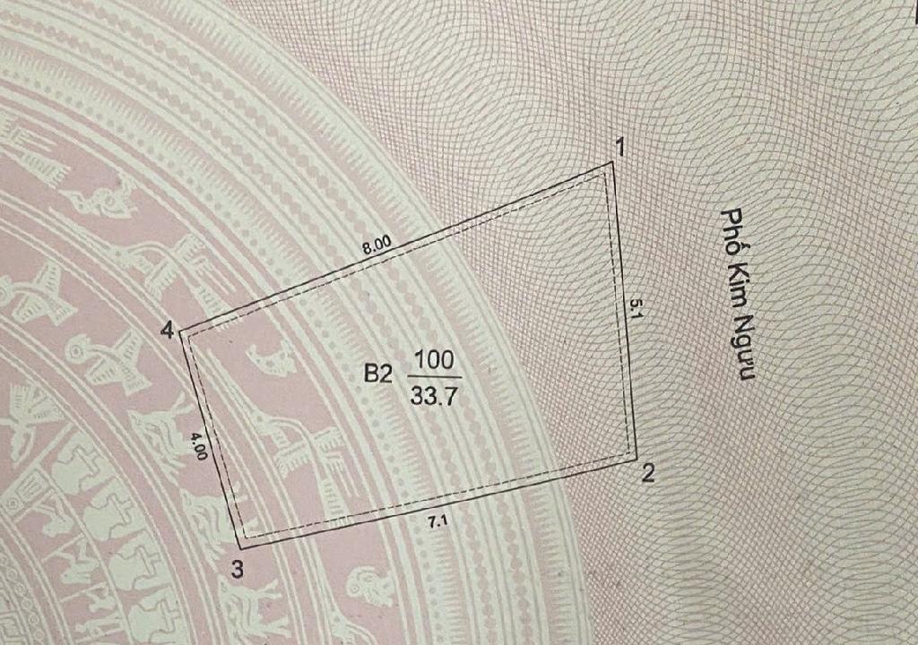 Bán nhà Kim Ngưu - diện tích 34m2 4 tầng - Mặt phố kinh doanh - giá 15,39 tỷ