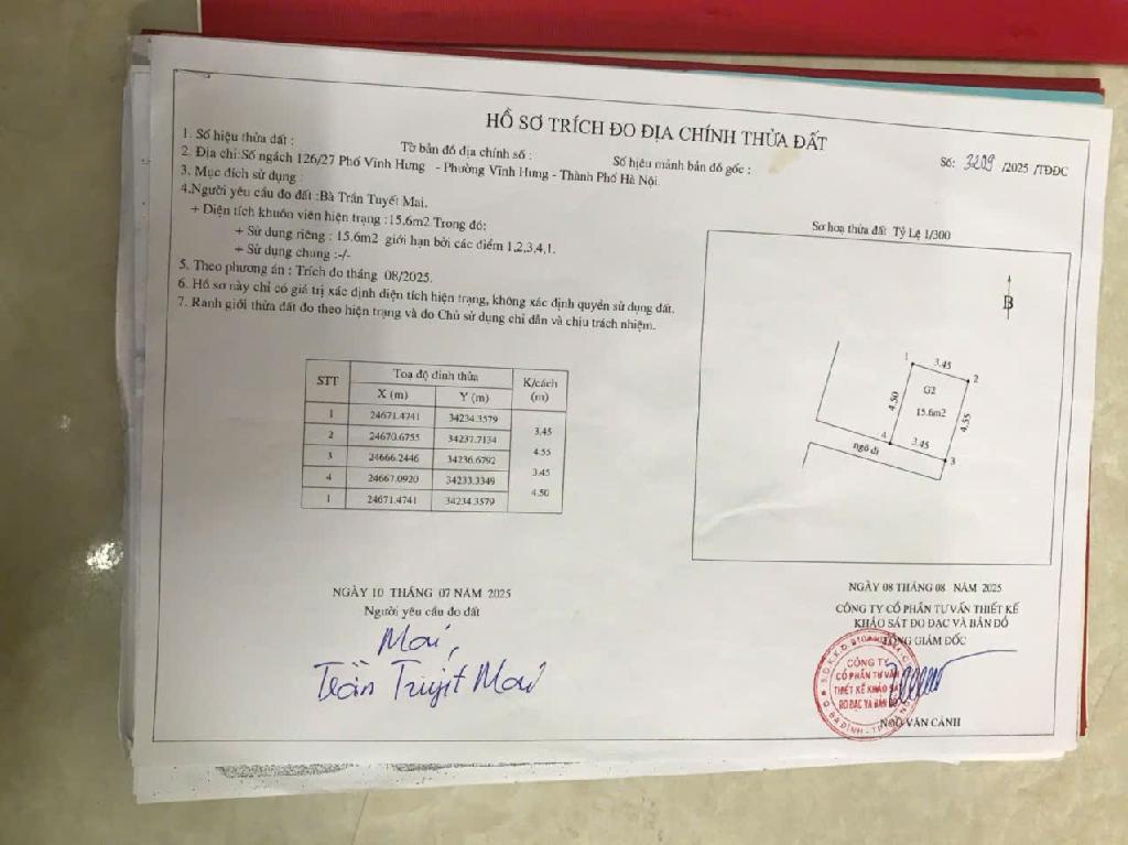 Bán nhà Vĩnh Hưng - diện tích 16m2 3 tầng - Nhà đẹp 2 ngủ - giá 2,5 tỷ