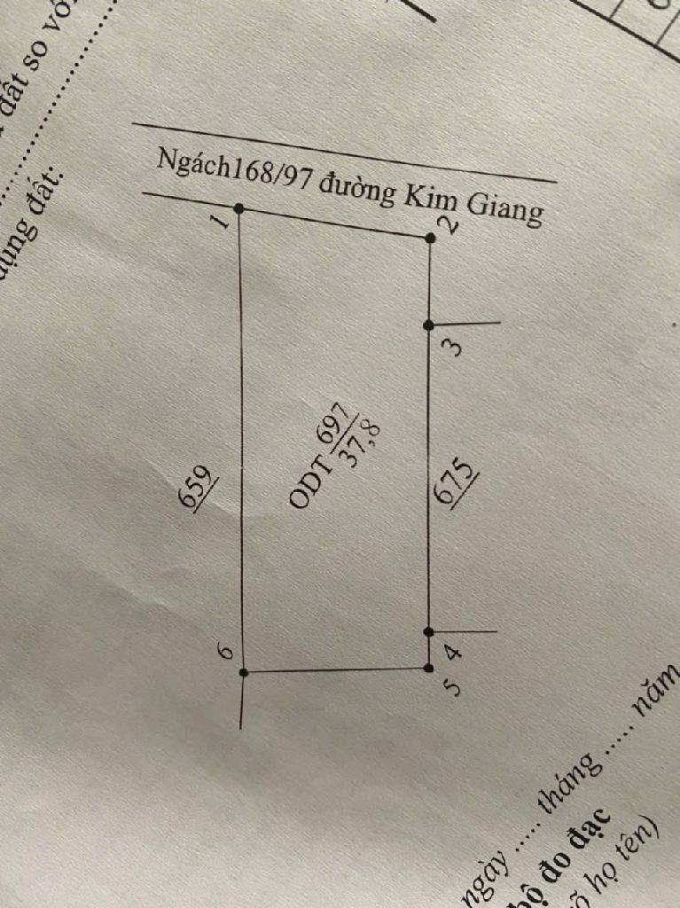 Bán nhà Kim Giang - diện tích 36m2 2 tầng - Ngõ thông ô tô tránh - giá 11,5 tỷ