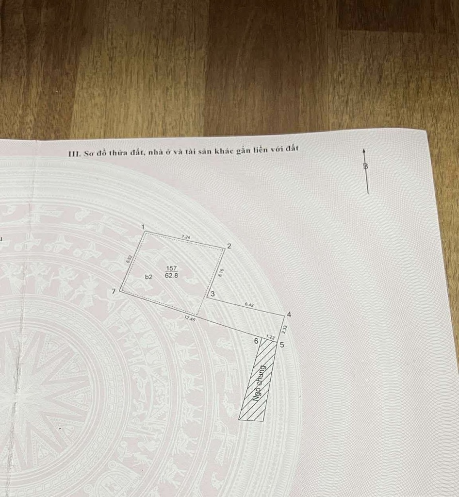 Bán nhà Ngõ Thổ Quan - diện tích 63m2 5 tầng - 3 mặt thoáng - giá 15 tỷ