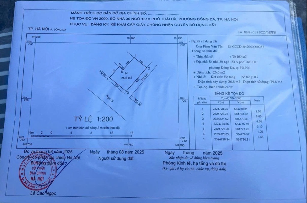 Bán nhà Thái Hà - diện tích 27m2 3 tầng - Ô tô tránh - giá 7,4 tỷ