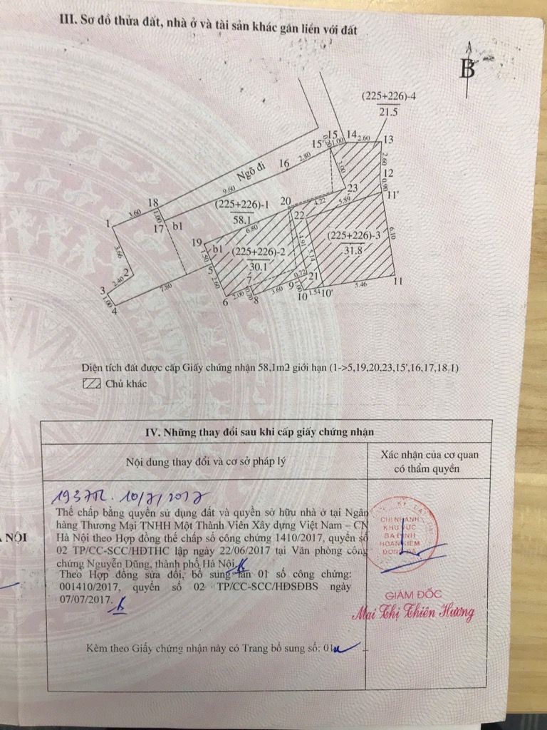 Bán nhà Khâm Thiên - diện tích 59m2 5 tầng - Sổ đỏ chính chủ, có thể bán 1/2 - giá 12,56 tỷ