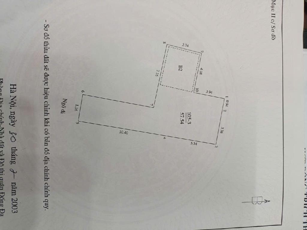 Bán nhà Tôn Thất Tùng - diện tích 57m2 3 tầng - Mặt ngõ thông - giá 13,7 tỷ