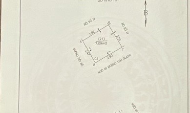 Bán nhà Kim Giang - diện tích 7,1m2 2 tầng - Nhà lô góc 2 thoáng - giá 3,95 tỷ