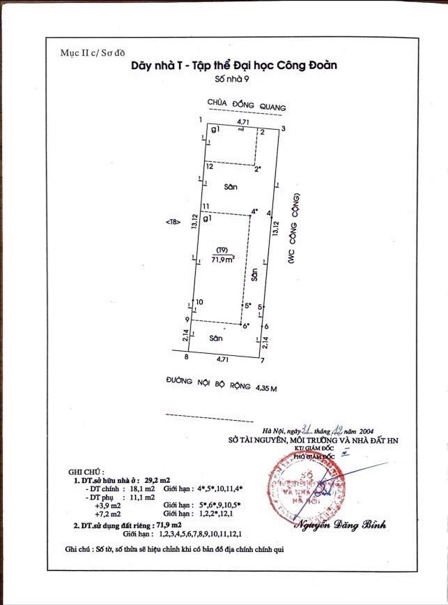 Bán nhà Tây Sơn - diện tích 71.9m2 4 tầng - Lõi Đống Đa - giá 24,2 tỷ