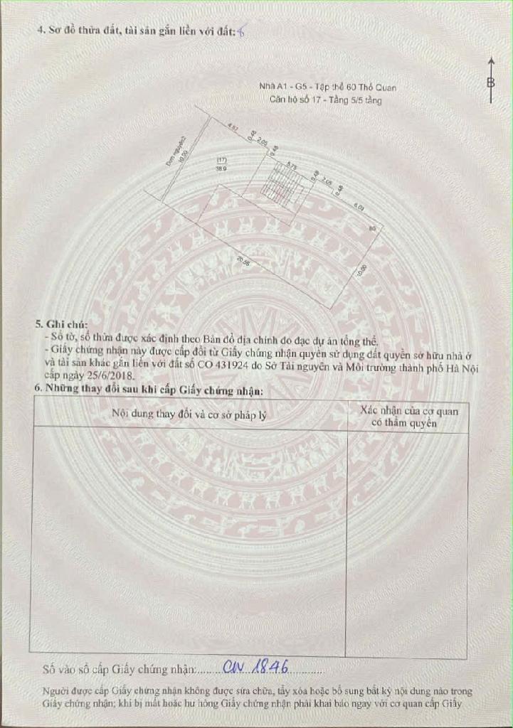 Bán nhà Thổ Quan - diện tích 75m2 1 tầng - Căn góc, nội thất đẹp - giá 5,29 tỷ