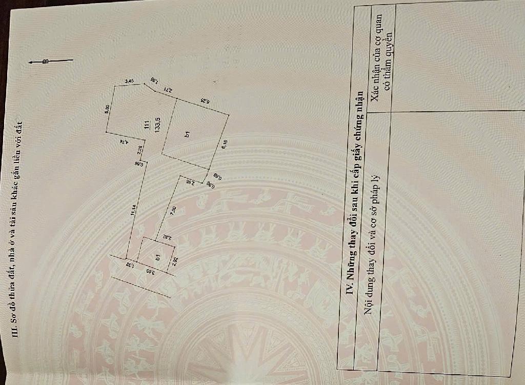 Bán nhà Trương Định - diện tích 133.5m2 4 tầng - Mảnh đất vàng - giá 16,5 tỷ