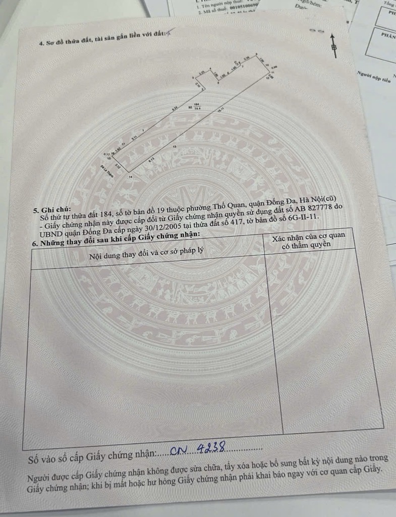 Bán nhà Đê La Thành - diện tích 75m2 1 tầng - Mặt phố kinh doanh sầm uất - giá 23,8 tỷ