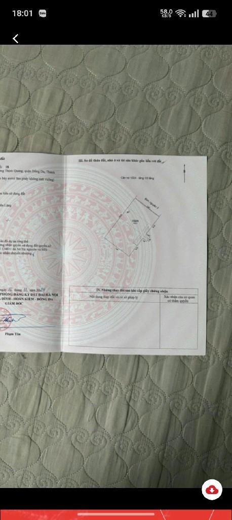 Bán nhà Thái Thịnh - diện tích 40m2 1 tầng - ô tô đỗ cửa - giá 5,25 tỷ