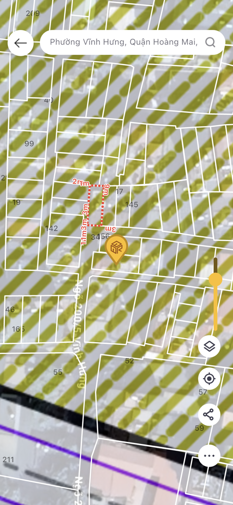 Bán nhà Vĩnh Hưng - diện tích 52m2 5 tầng - Ô Tô đỗ cửa - giá 12,66 tỷ