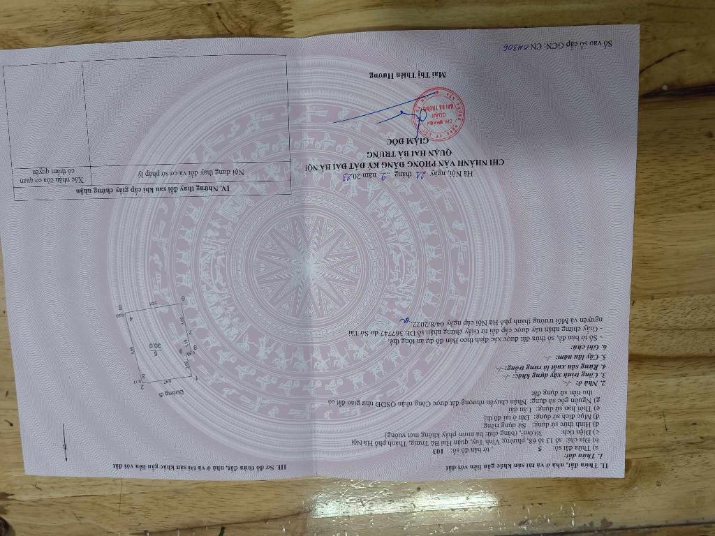 Bán nhà Minh Khai - diện tích 30m2 4 tầng - Ô TÔ ĐỖ CỔNG - giá 6,99 tỷ