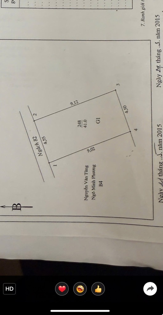 Bán nhà Bùi Xương Trạch - diện tích 45m2 2 tầng - gần ô tô - giá 3,5 tỷ