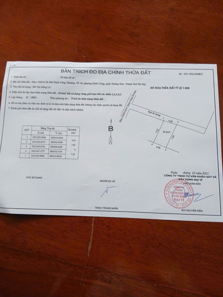 Bán nhà Định Công Thượng - diện tích 30.6m2 2 tầng - GẤP GẤP CHỦ NHÀ CẦN BÁN GẤP TRƯỚC TẾT - giá 2,5 tỷ