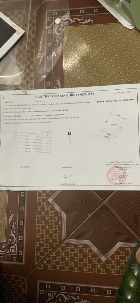 Bán nhà Định Công - diện tích 36.6m2 2 tầng - Nhà Mới Kinh Koong, ô tô tránh - giá 3,3 tỷ