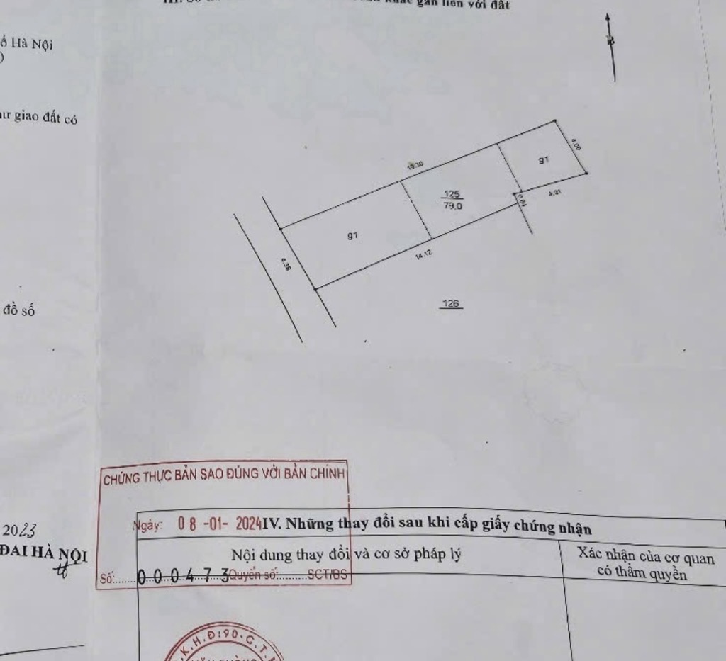 Bán nhà Hoàng Mai - diện tích 79m2 1 tầng - Phù hợp xây CCMN - giá 13,6 tỷ