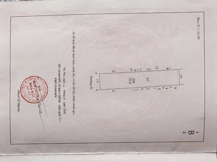 Bán nhà Ngõ Hoà Bình 2 - diện tích 70.4m2 3 tầng - Ô tô tránh - giá 21,3 tỷ