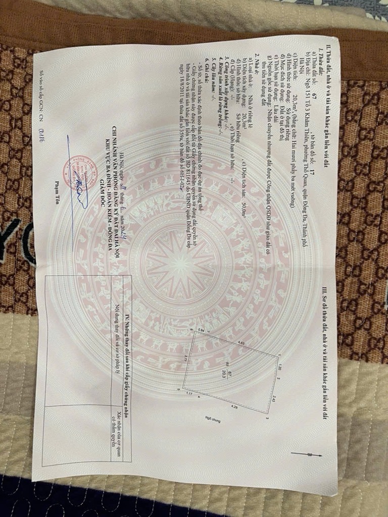 Bán nhà Khâm Thiên - diện tích 27m2 4 tầng - Nhà đẹp chắc chắn - giá 7,7 tỷ