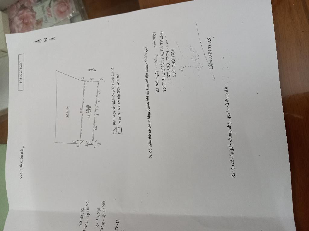 Bán nhà Bùi Ngọc Dương - diện tích 41.6m2 3 tầng - Lô góc 3 mặt thoáng - giá 15,8 tỷ