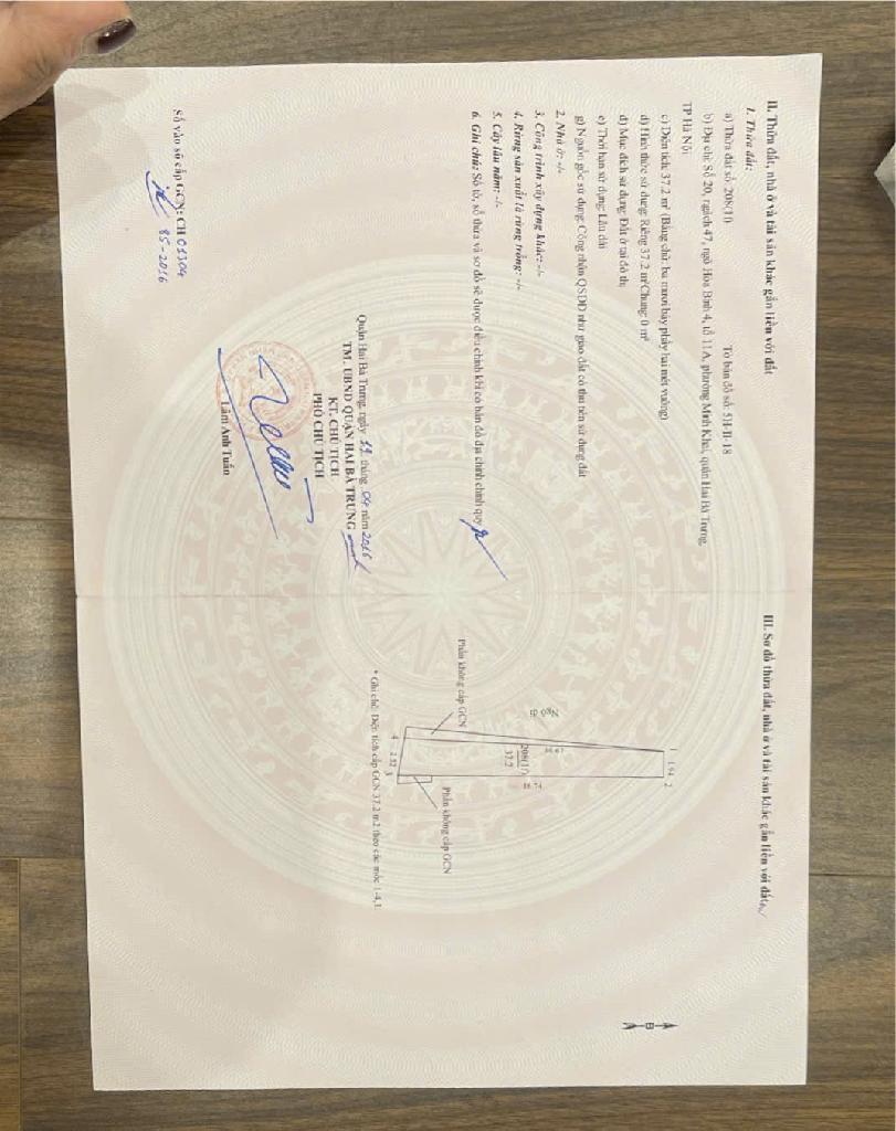 Bán nhà Hòa Bình 4 - diện tích 59m2 4 tầng - Ô Tô cách 3m - giá 9,3 tỷ