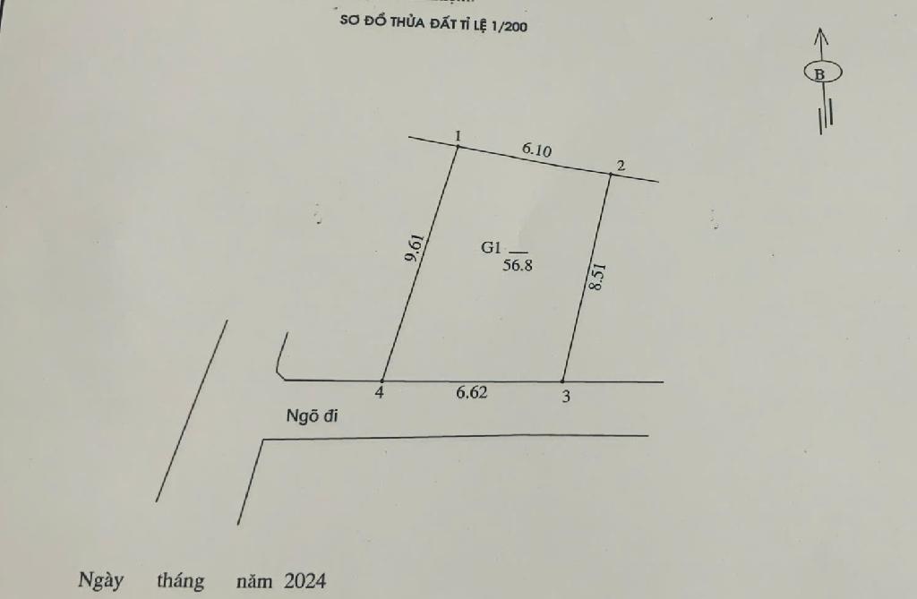 Bán nhà Khương Trung - diện tích 56.8m2 1 tầng - Gần ô tô - giá 4,65 tỷ