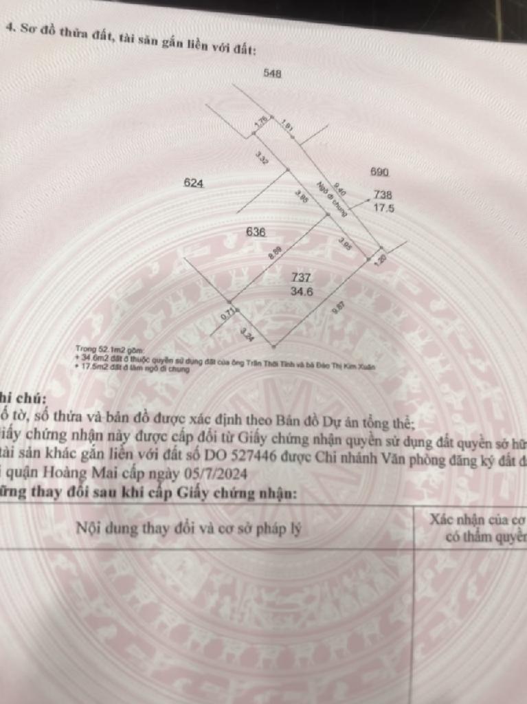 Bán nhà Nguyễn Khoái - diện tích 34,6m2 5 tầng - Nhà đẹp gần 2 trường đại học - giá 7,8 tỷ