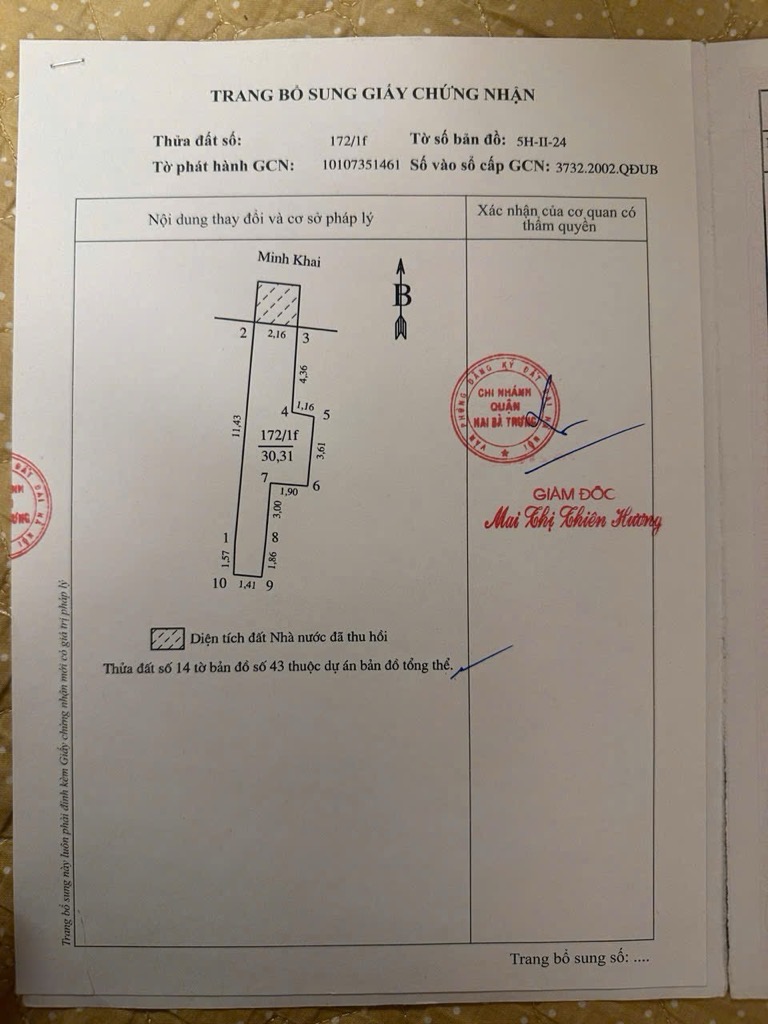 Bán nhà Minh Khai - diện tích 30.3m2 5 tầng - Mặt phố kinh doanh sầm uất - giá 13,8 tỷ
