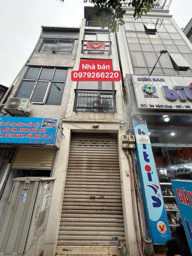 Bán nhà Minh Khai - diện tích 30.3m2 5 tầng - Mặt phố kinh doanh sầm uất - giá 13,8 tỷ