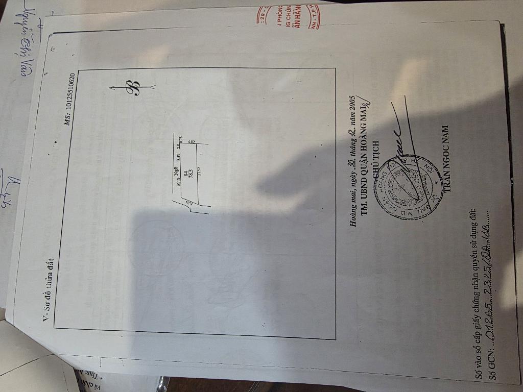 Bán nhà Lĩnh Nam - diện tích 78.5m2 1 tầng - Lô góc, vuông vắn - giá 22 tỷ