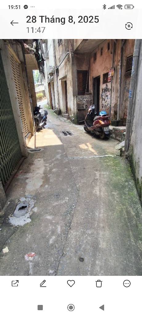 Bán nhà Minh Khai - diện tích 37,5m2 2 tầng - mặt phố - giá 6,8 tỷ