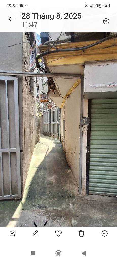 Bán nhà Minh Khai - diện tích 37,5m2 2 tầng - mặt phố - giá 6,8 tỷ