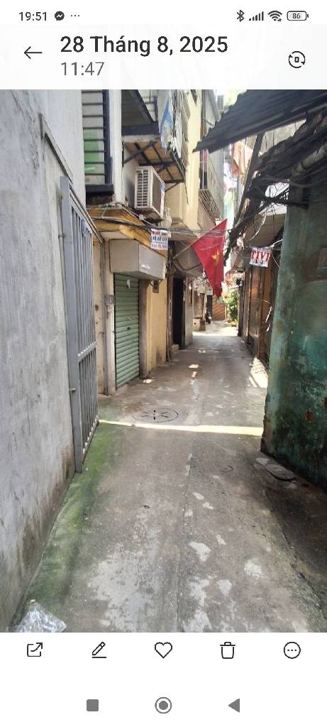 Bán nhà Minh Khai - diện tích 37,5m2 2 tầng - mặt phố - giá 6,8 tỷ