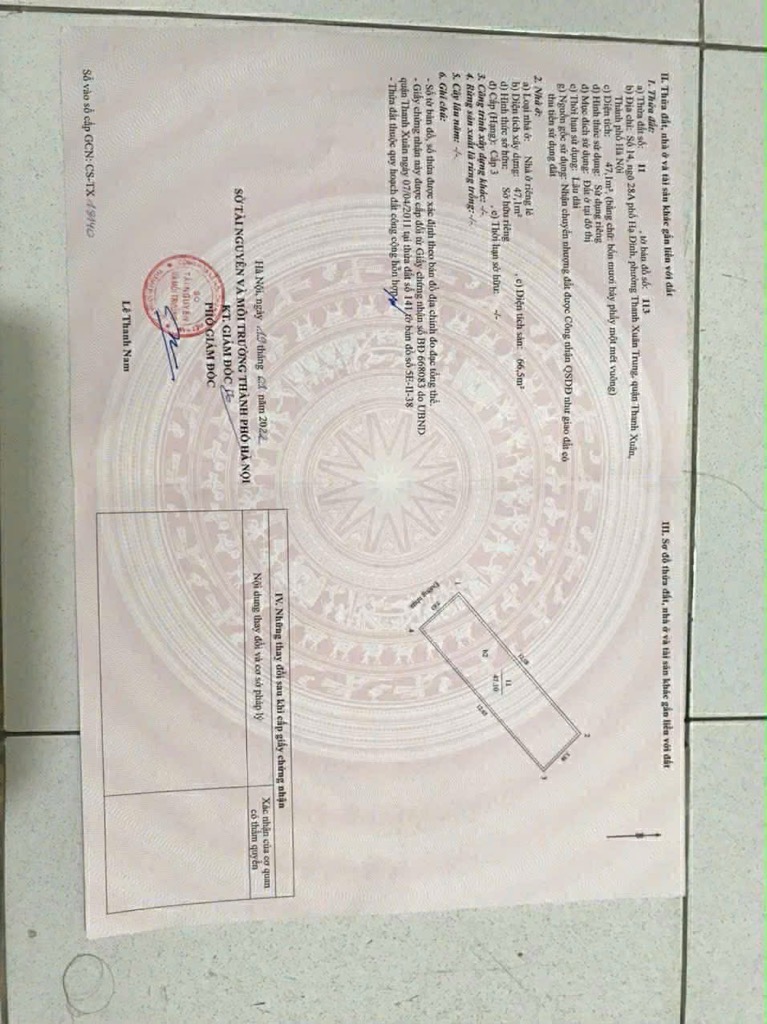 Bán nhà Hạ Đình - diện tích 47.1m2 3 tầng - Mặt ngõ - giá 10,8 tỷ