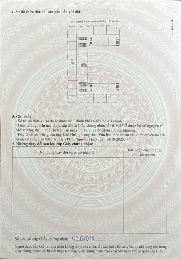 Bán nhà Trần Hoà - diện tích 70m2 1 tầng - Căn hộ đẹp view thoáng - giá 6,35 tỷ