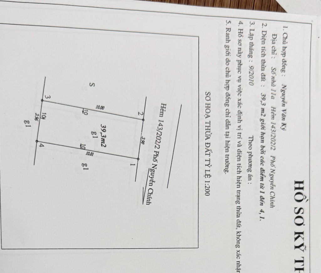 Bán nhà Nguyễn Chính - diện tích 40m2 2 tầng - ô tô đỗ cửa - giá 3 tỷ