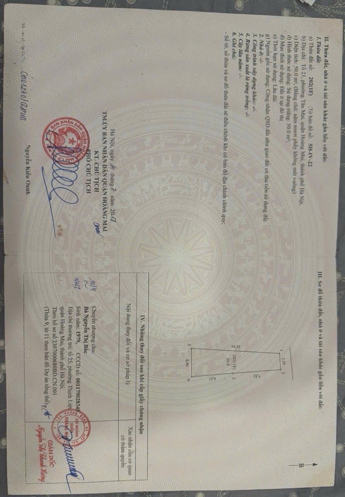 Bán nhà Lương Khánh Thiện - diện tích 50m2 4 tầng - ô tô đỗ cửa - giá 13,5 tỷ