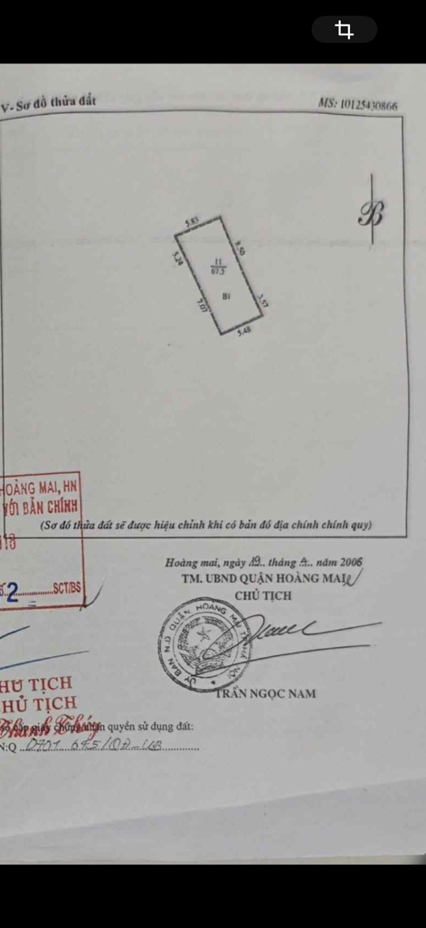 Bán nhà Giáp Bát - diện tích 80m2 5 tầng - ô tô lùi cửa - giá 19,5 tỷ