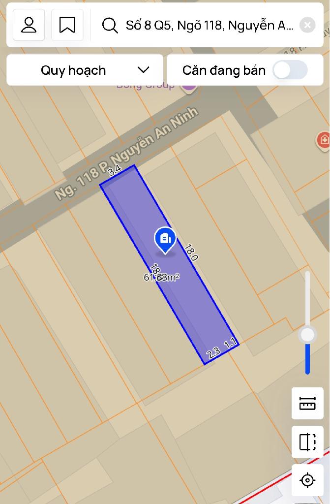 Bán nhà Nguyễn An Ninh - diện tích 61m2 6 tầng - Thang máy, ngõ thông - giá 19,9 tỷ