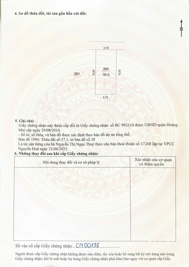 Bán nhà Vĩnh Hưng - diện tích 30m2 5 tầng - Cách ô tô tránh 30m - giá 7,58 tỷ