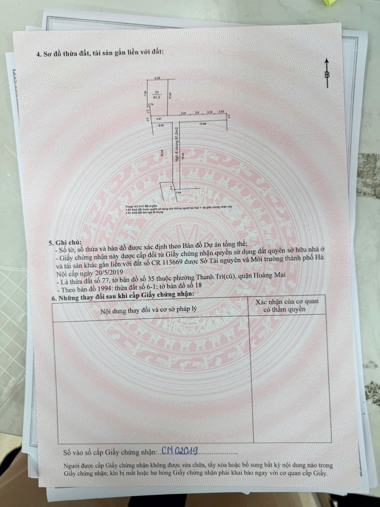 Bán nhà Thanh Đàm - diện tích 61.5m2 5 tầng - Nhà đẹp hiếm có - giá 11,5 tỷ
