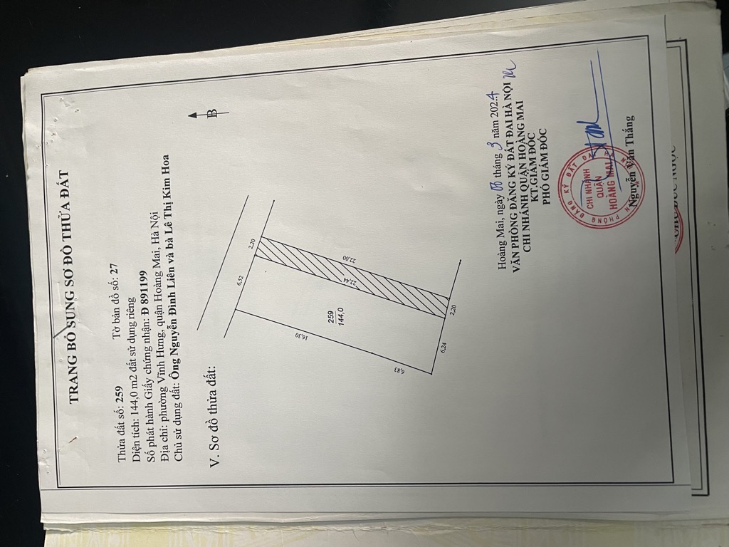 Bán nhà Tân Khai - diện tích 144m2 4 tầng - BÁN ĐẤT TẶNG NHÀ - XÂY CCMINI - giá 19,5 tỷ