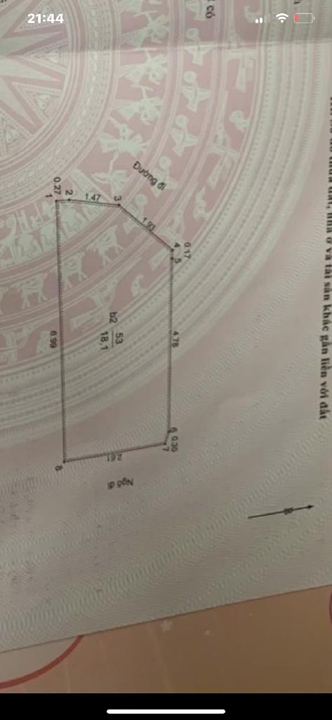 Bán nhà Văn Hương - diện tích 18,1m2 3 tầng - Nhà cũ xây kiên cố - giá 4 tỷ