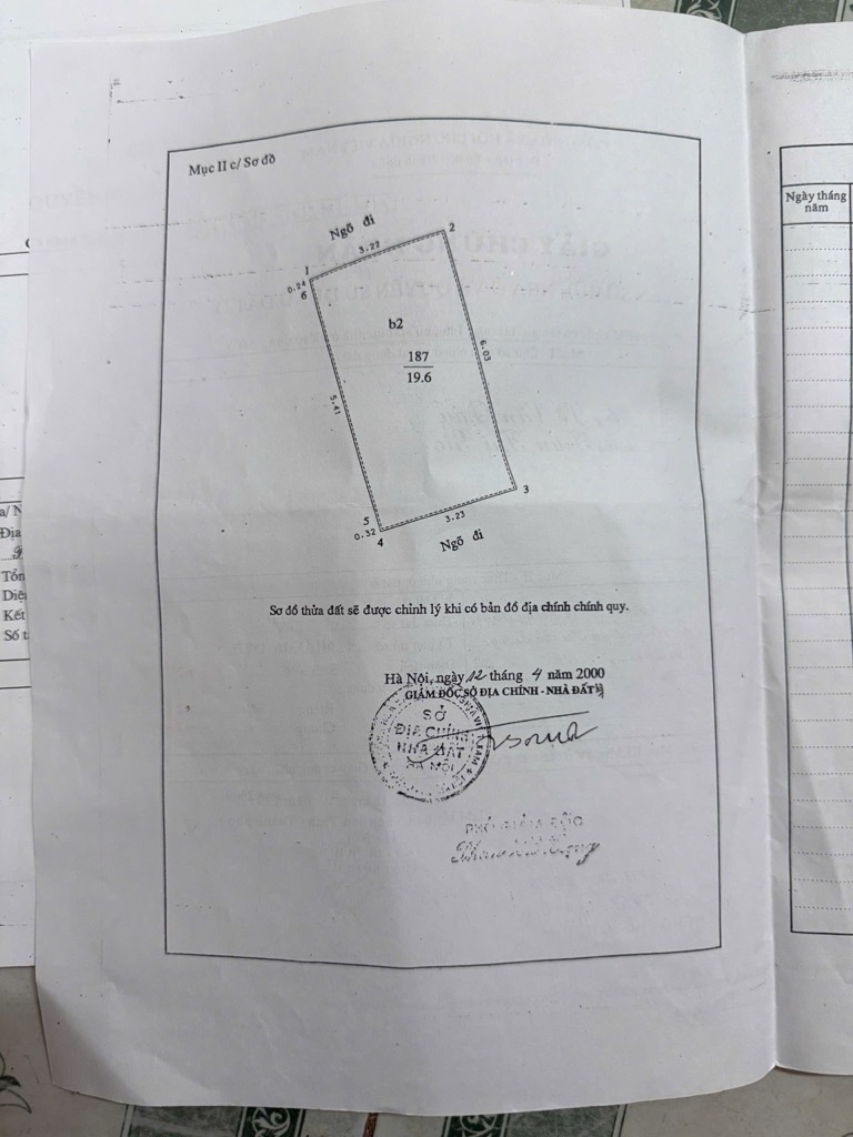 Bán nhà Đê Tô Hoàng - diện tích 27,1m2 2 tầng - nhà cũ, bán đất tặng nhà - giá 6,8 tỷ