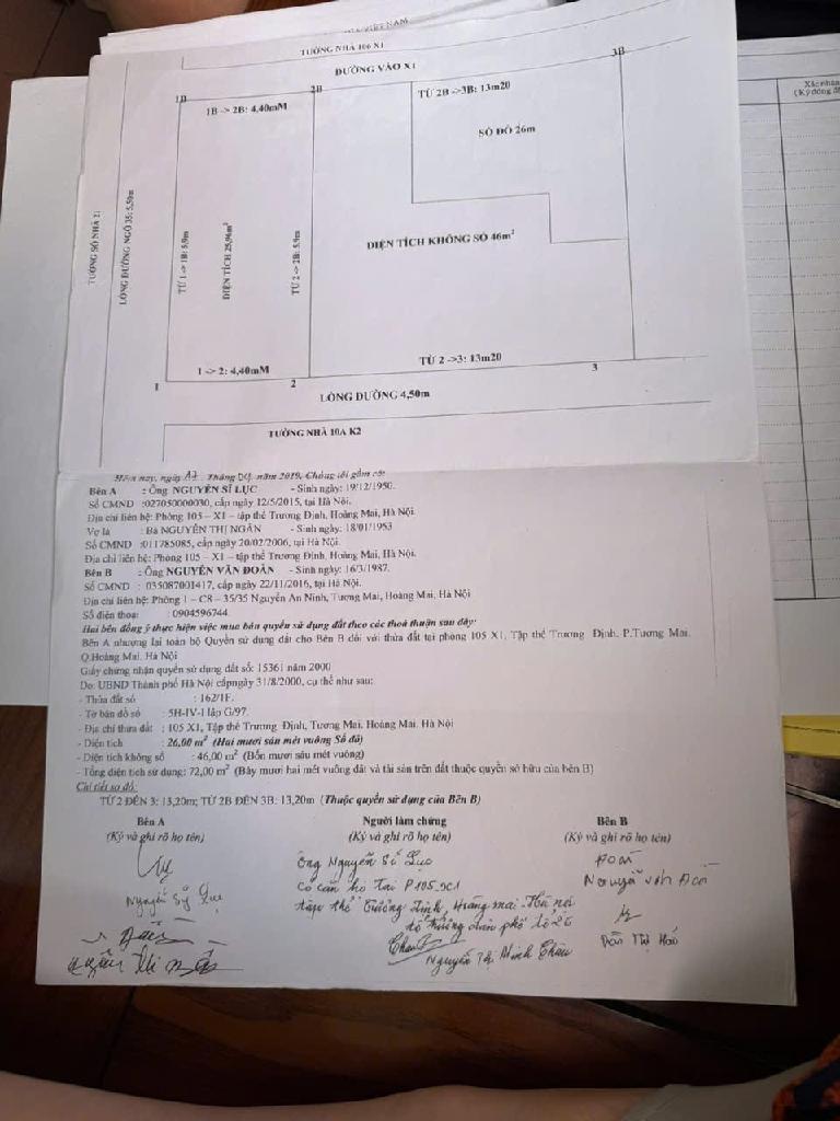Bán nhà Nguyễn An Ninh - diện tích 26m2 1 tầng - mặt ô tô - giá 4,25 tỷ