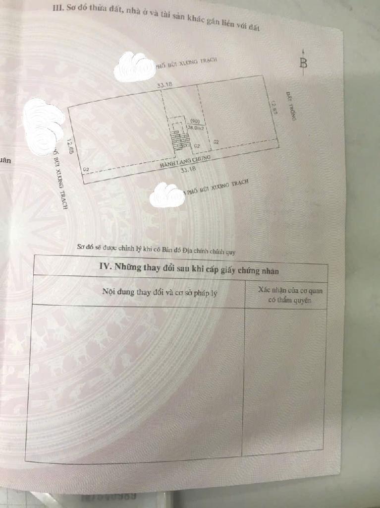 Bán nhà Bùi Xương Trạch - diện tích 70m2 2 tầng - Nhà mới ở luôn, giá 4,25 tỷ