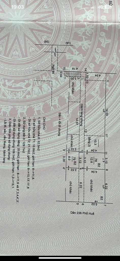 Bán nhà Mai Hắc Đế - diện tích 52m2 3 tầng - vị trí vàng hiếm nhà bán - giá 10,38 tỷ